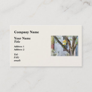 Crooked Bird House Business Card