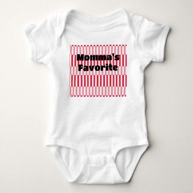 Crooked Candy Canes  Baby Bodysuit (Front)