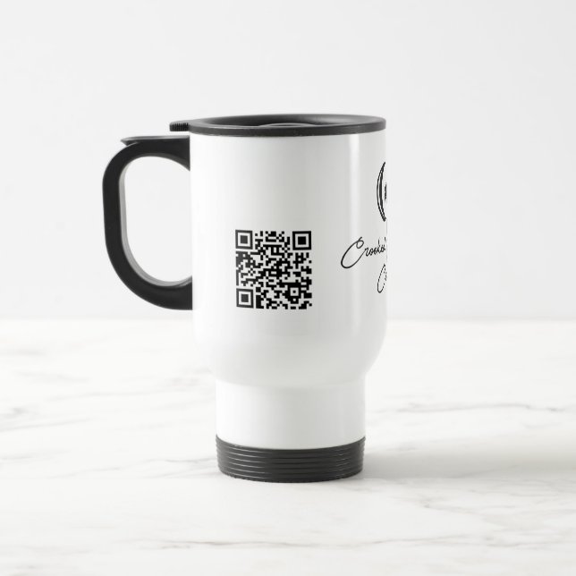 Crooked Crow Crafting Travel Mug (Left)