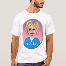 Crooked Hillary, T-shirt male