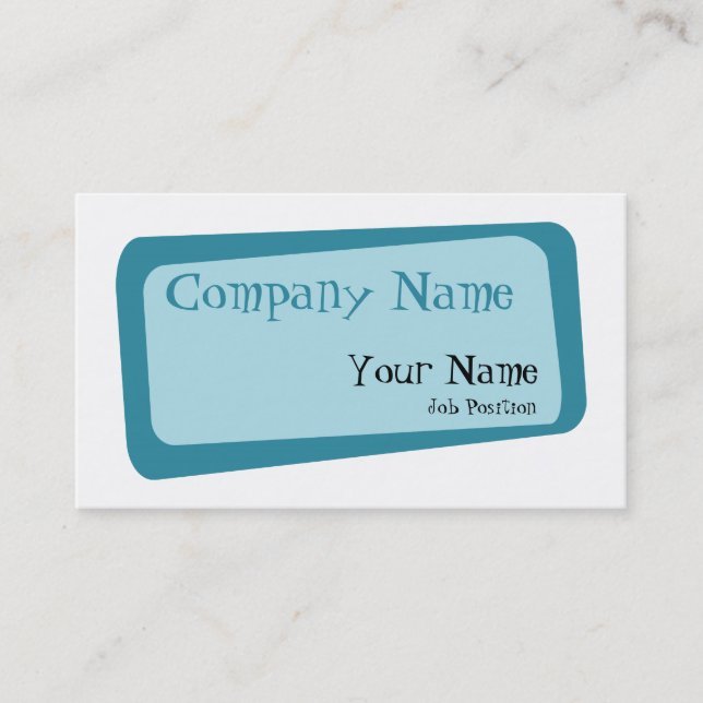 Crooked Squares Business card (Front)