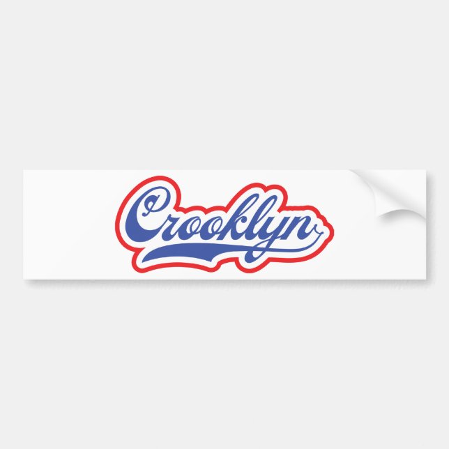 Crooklyn, NYC Bumper Sticker (Front)