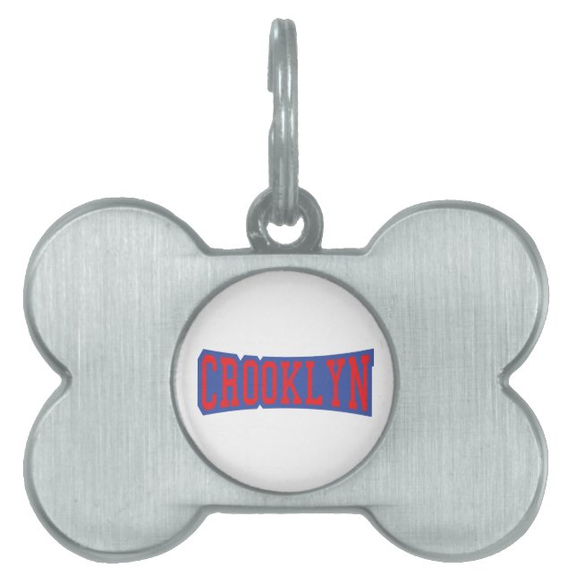 CROOKLYN, NYC PET ID TAG (Front)