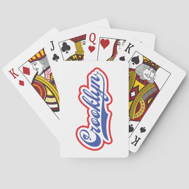 Crooklyn, NYC Playing Cards (Back)