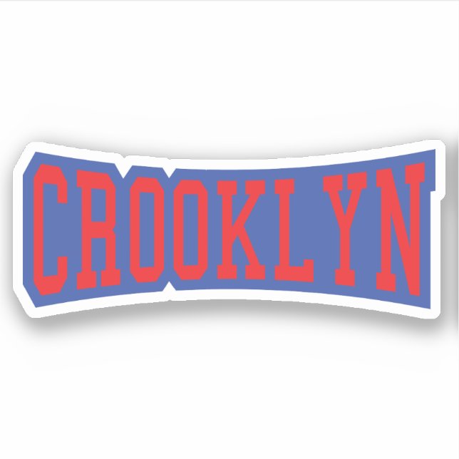 CROOKLYN, NYC Sticker (Front)