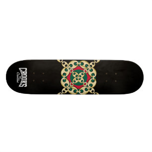 Crooks & Castles Bulls Eye Link (Black) Skateboard