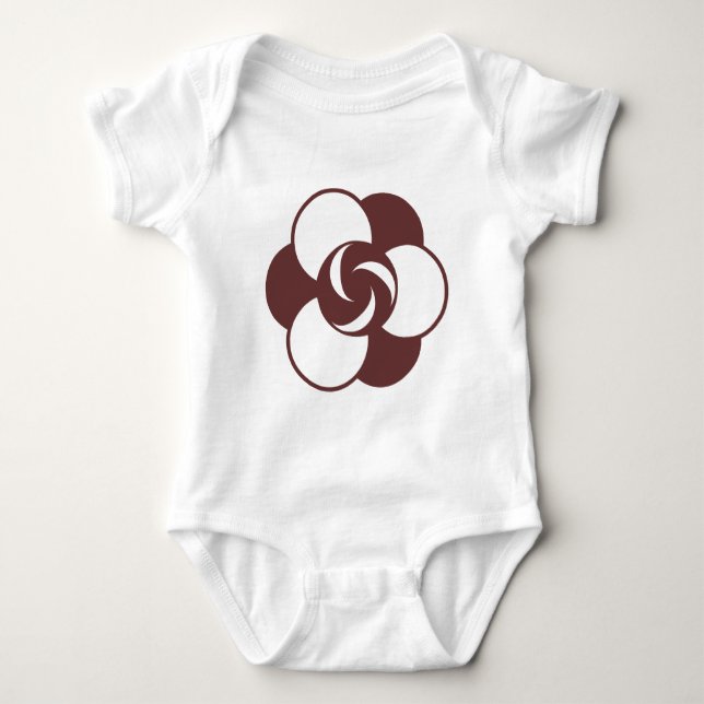 Crop Circle 04 Baby Bodysuit (Front)