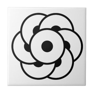 Crop Circle Flower – Geometric Cosmic Art Tile