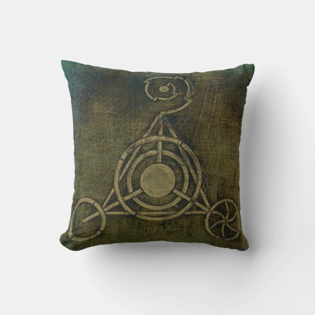 crop circle pillow (Front)