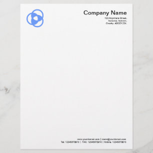 Crop Circle Symbol 05 - Baby Blue Letterhead