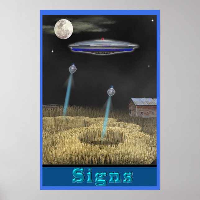Crop Circle UFO Poster (Front)