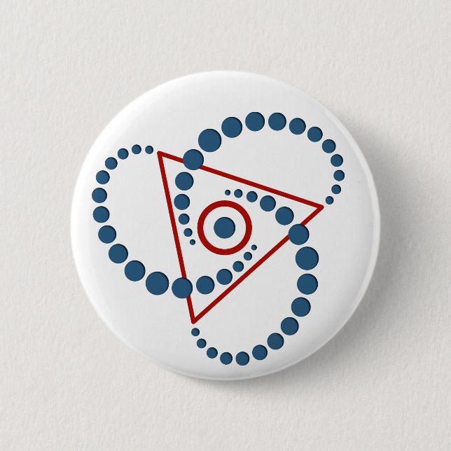 crop circle VI 6 Cm Round Badge (Front)