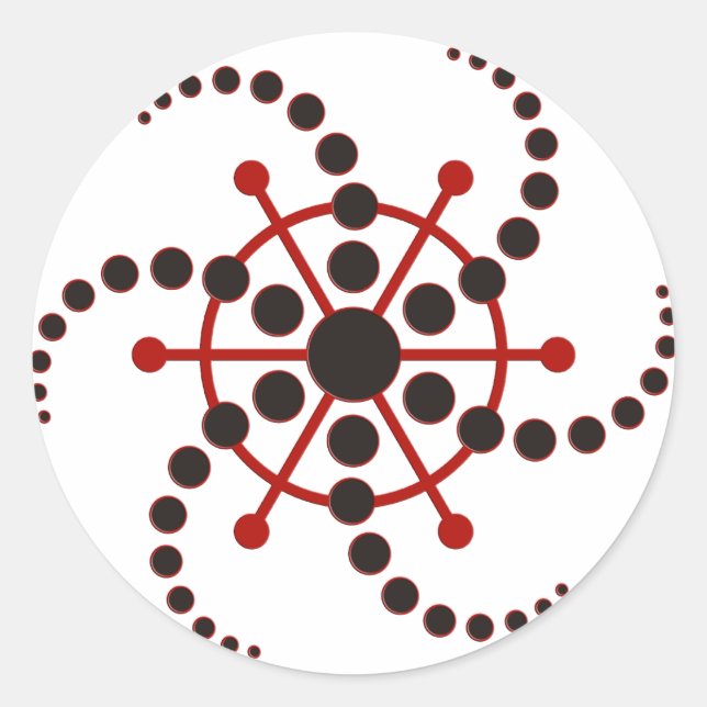 crop circle VII Classic Round Sticker (Front)