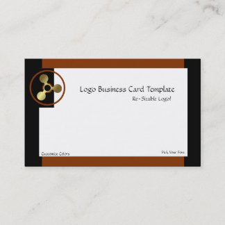 Crop Circles Gold Circles Logo Business Card