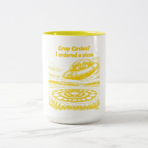 CROP CIRCLES Two-Tone COFFEE MUG
