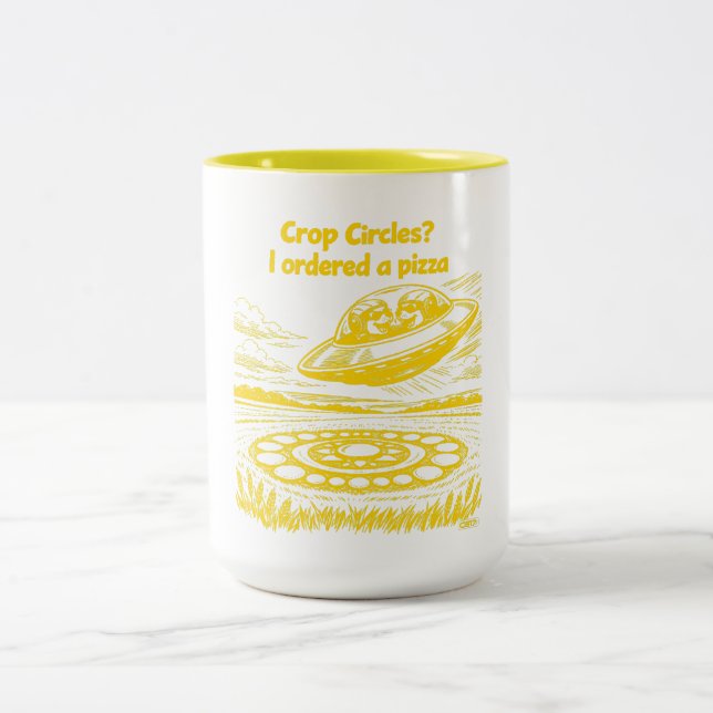 CROP CIRCLES Two-Tone COFFEE MUG (Center)
