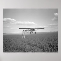 Crop Duster, 1938. Vintage Photo