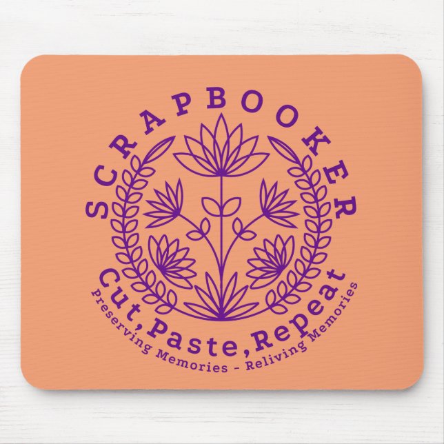Crop Retreats Scrapbook Mouse Pad (Front)
