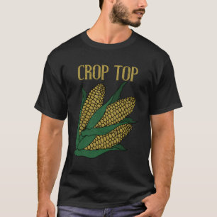 Crop Top Corn Farmer Distressed Farmer