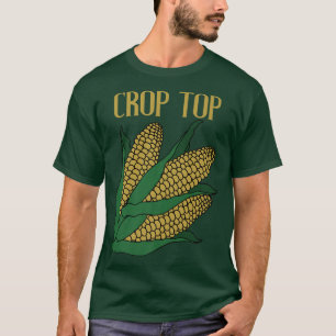 Crop Top Corn Funny Farmer Cool Vintage Farmer
