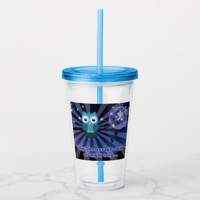 Cropper Scrapbook Crafter Acrylic Tumbler (Front)