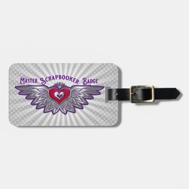 Cropper Scrapbook Crafter  Luggage Tag (Front Horizontal)