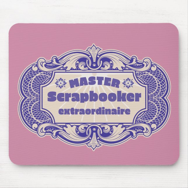 Cropper Scrapbook Crafter Mouse Pad (Front)