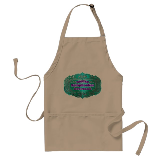 Cropper Scrapbook Crafter  Standard Apron (Front)