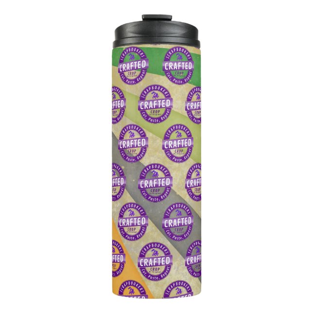 Cropper Scrapbook Crafter  Thermal Tumbler (Front)