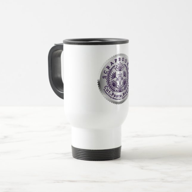 Cropper Scrapbook Crafter  Travel Mug (Front Left)
