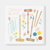 CROQUET ALL DAY Lawn Games Fun Cute