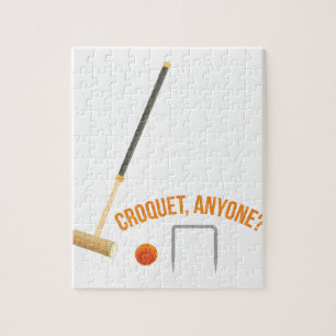 Croquet Anyone Jigsaw Puzzle