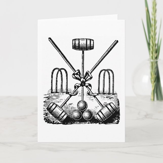 Croquet Card (Front)