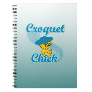 Croquet Chick #3 Spiral Notebook