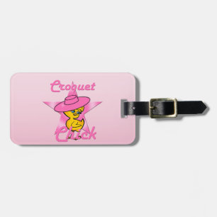 Croquet Chick #8 Luggage Tag