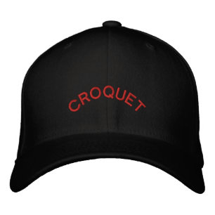 CROQUET EMBROIDERED HAT