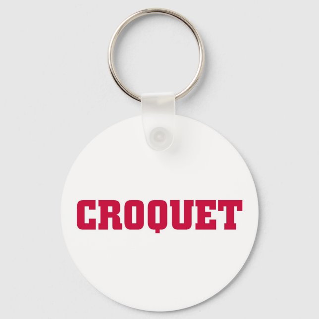 Croquet Key Ring (Front)