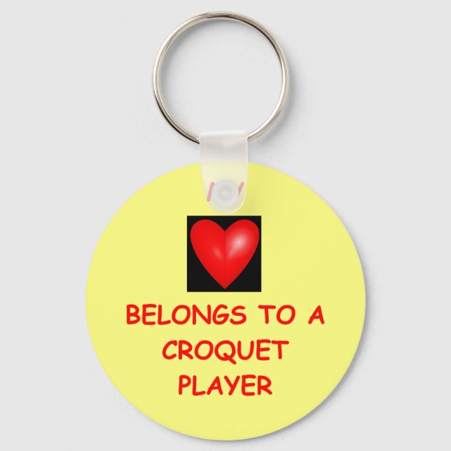 croquet key ring (Front)