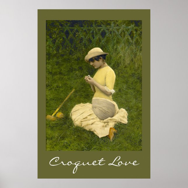 croquet love poster (Front)