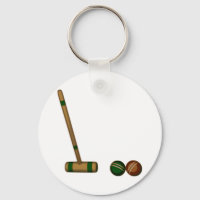 Croquet Mallet and Balls