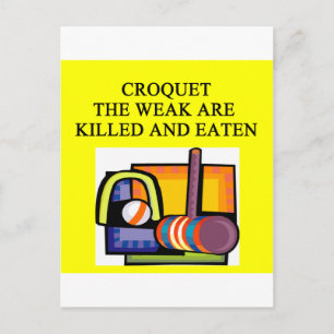 CROQUET POSTCARD