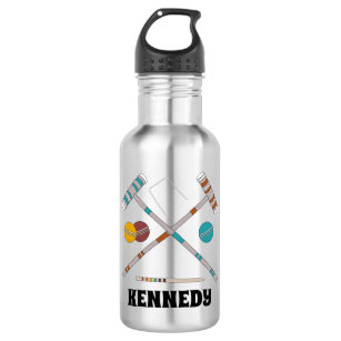 Croquet Set, Lawn Game Personalised 532 Ml Water Bottle