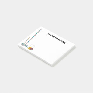 Croquet Set, Lawn Games Personalized Post-it Notes