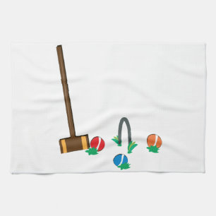 Croquet Tea Towel