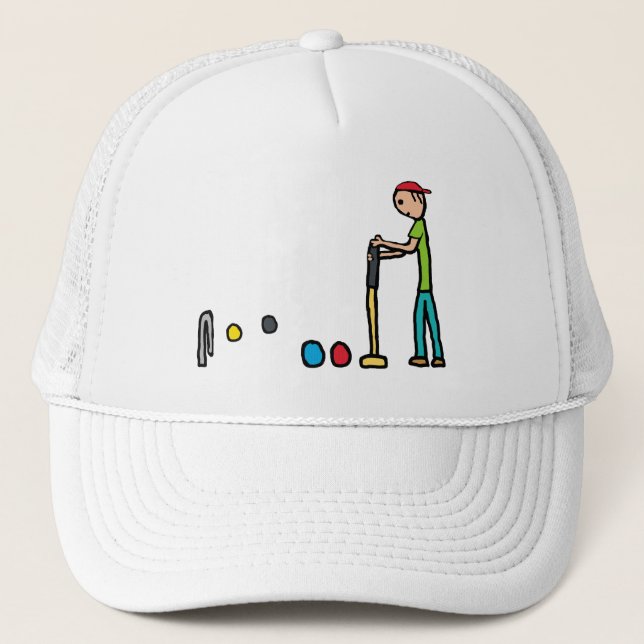 Croquet Trucker Hat (Front)