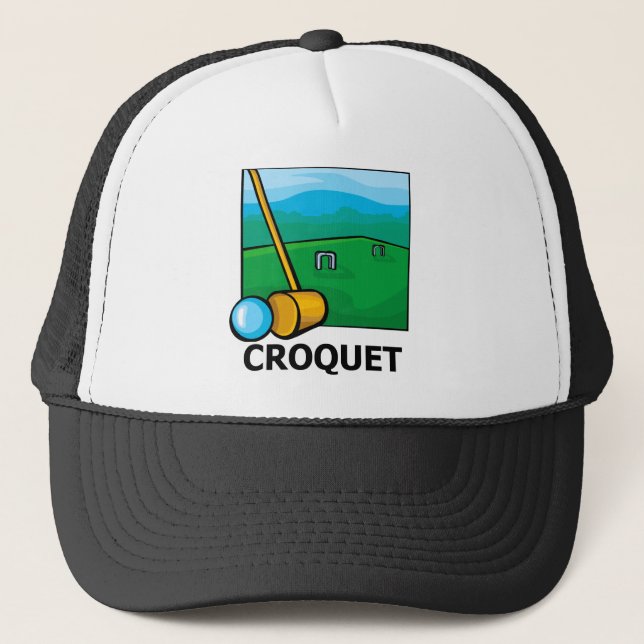 Croquet Trucker Hat (Front)