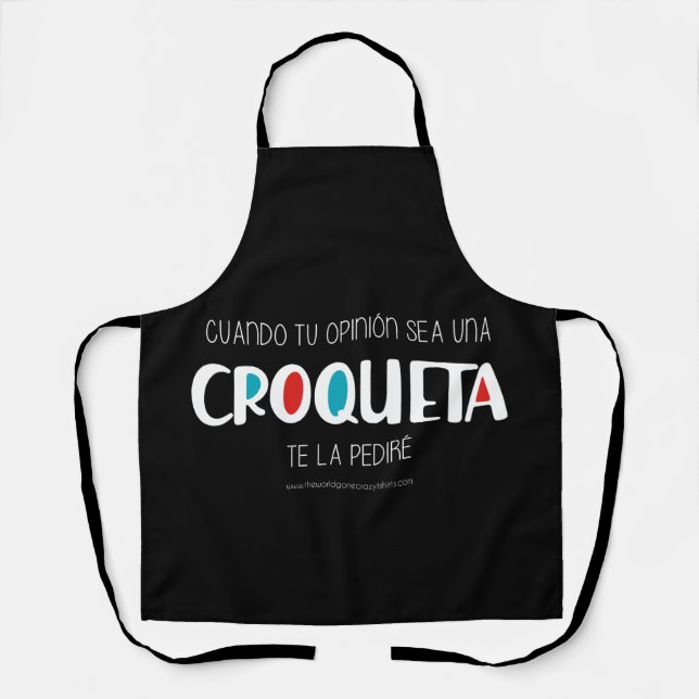 Croqueta Apron (Front)