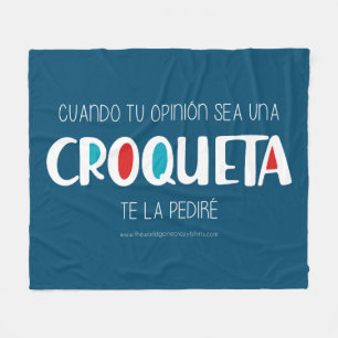 Croqueta Fleece Blanket