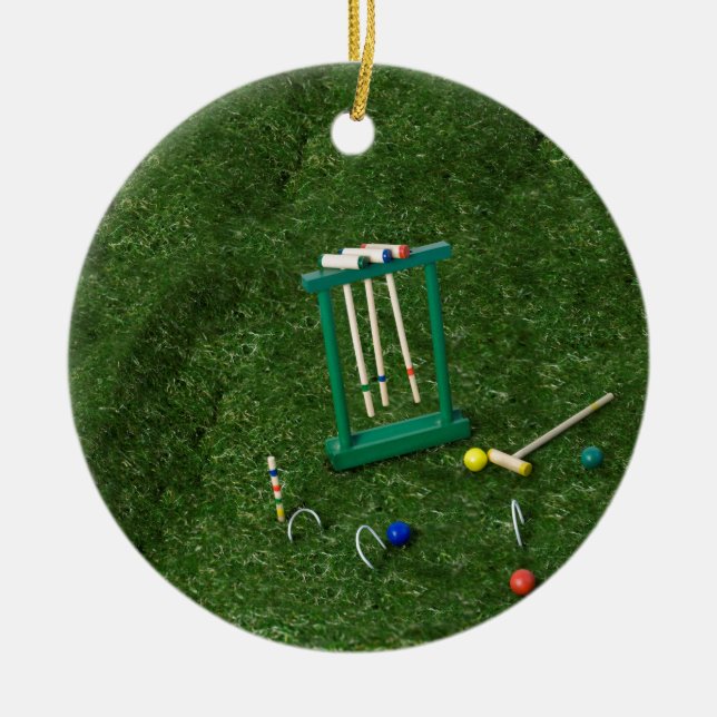 CroquetSetLawn011815.png Ceramic Tree Decoration (Front)