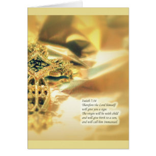 Cross and Bible Quote - Christmas